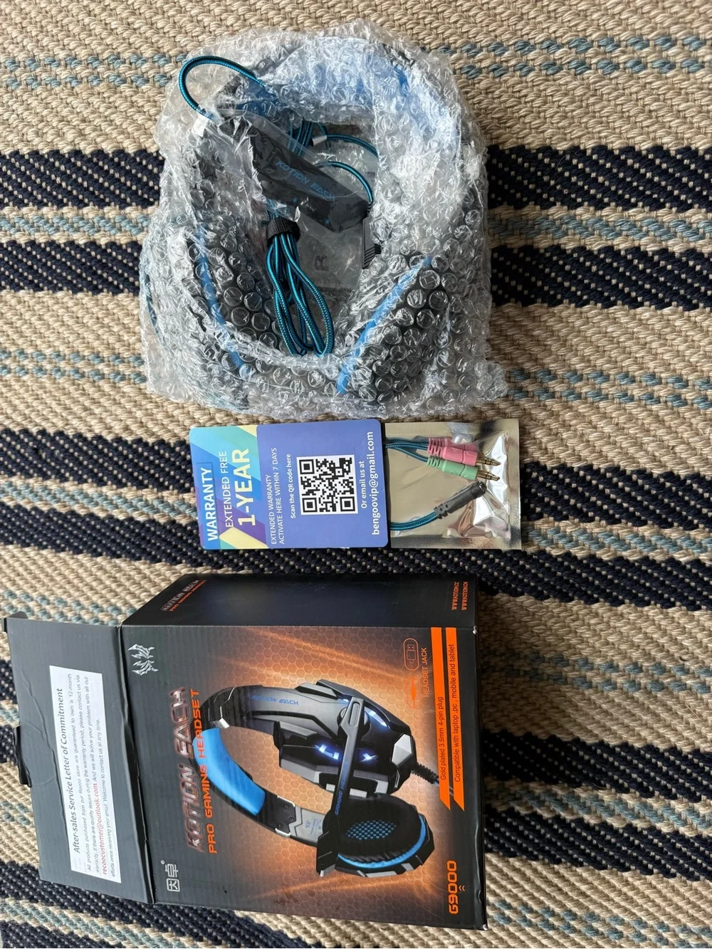 G9000 Blue Gaming Headset - Pro Gaming Headphones